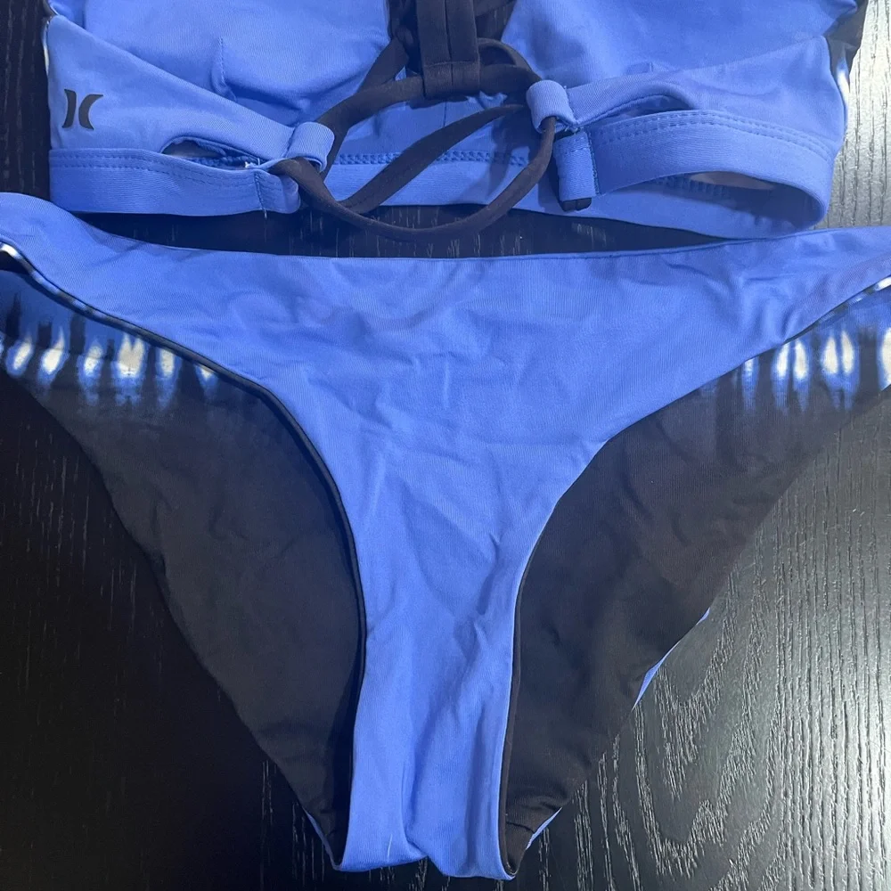 Hurley Blue Strappy Bikini Set